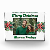  Holly Leaves Holly bessen foto template (Voorkant)