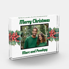 Holly Leaves Holly bessen foto template