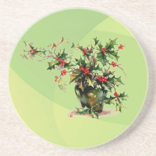 Holly Leaves Onderzetter