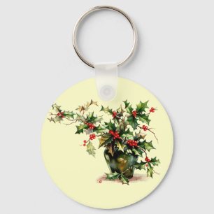 Holly Leaves Sleutelhanger