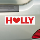 Holly Love Bumpersticker (Op auto)