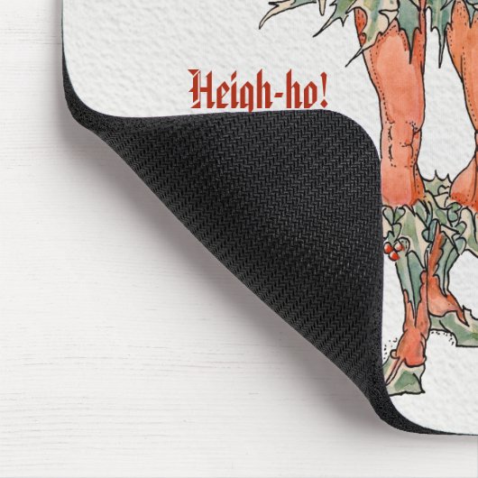 Holly man Walter Crane Flowers uit Shakespeare Muismat (Hoek)