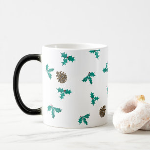 Holly met bessen Patroon Kerst Koffie Cup Magische Mok