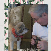 Holly met Single Photo Holiday Kaart