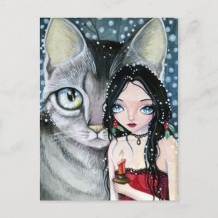 Holly Night - Briefkaart