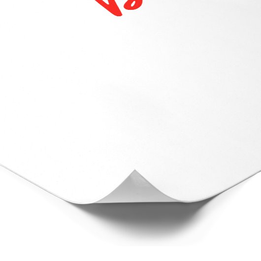 Holly Noël Père Noël Baby shower Affiche de bienve (Coin)