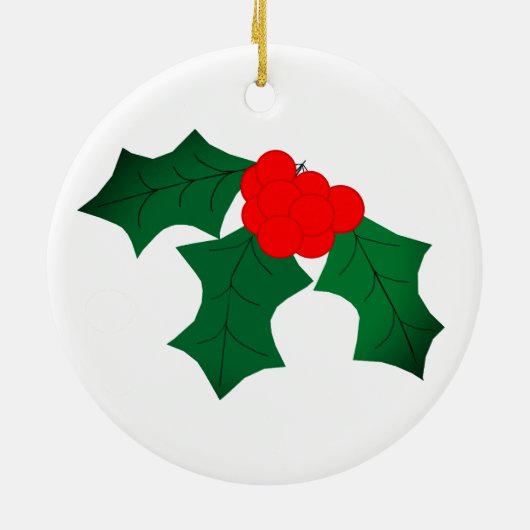 Holly Ornament (Achterkant)