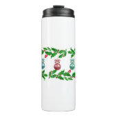 Holly Ornamenten Thermosbeker (Voorkant)