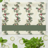 Holly Pattern Kerst Keuken Handdoek (Gevouwen)