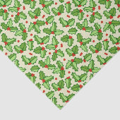 Holly Pattern Tissuepapier (Detail)