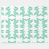 "Holly" Personalized Fleece Blanket (Voorkant (Horizontaal))