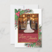 Holly & Pine Holiday thème Amour & Merci Mariage (Devant)