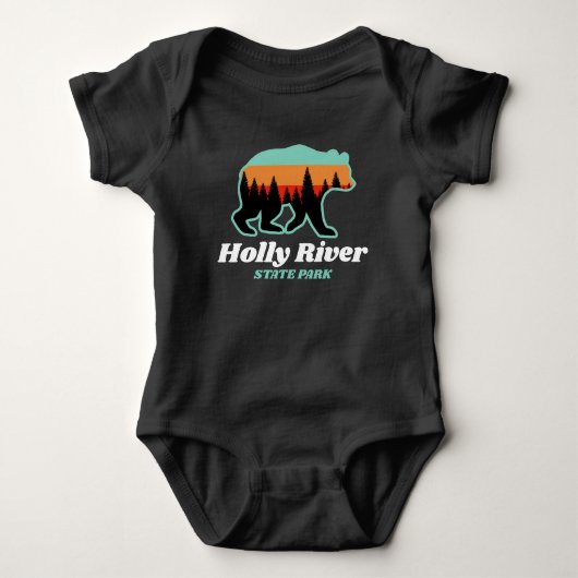 Holly River State Park West Virginia Beer Retro Romper (Voorkant)