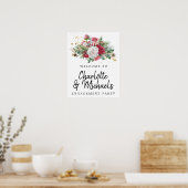 Holly Rose Gouden Verlovingsfeest Poster (Keuken)