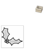 Holly Rubberstempel (Gestempeld)