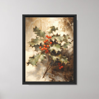 Holly Stretched Canvas Muurkunst Afdruk