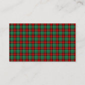 Holly sur Red Green Plaid Cartes de table personna (Dos)