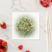 Holly takken uitzicht servetten (Insitu)