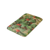 Holly Tree Kerstvakantie Vintage Badmat (Gekanteld)