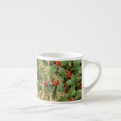 Holly Tree Kerstvakantie Vintage Espresso Kop (Rechts)