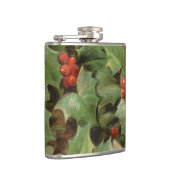 Holly Tree Kerstvakantie Vintage Heupfles (Rechts)