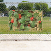 Holly Tree Kerstvakantie Vintage Spandoek (Insitu)