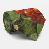 Holly verliest  kerstafdrukken in de winter stropdas (Opgerold)