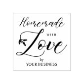 Holly vertakt de Douane Homemade met de Typografie Rubberstempel (Afrduk)