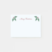 Holly & Vrolijk Kerstfeest Post-it® Notes (Voorkant)