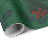 Holly wrapping papier (Rol Hoek)