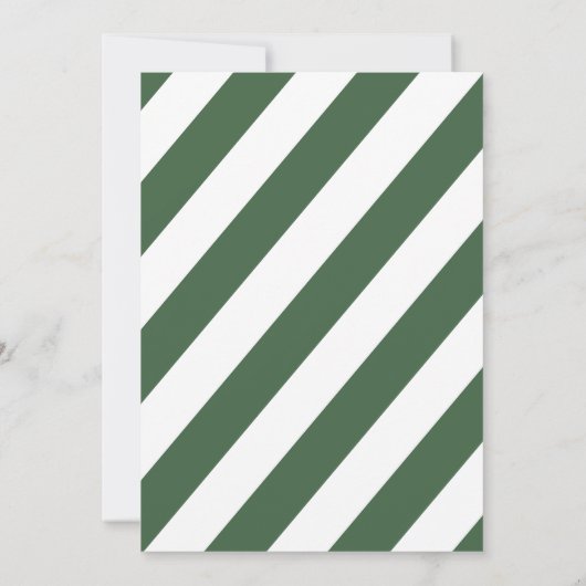 Holly Wreate Kerstparty Uitnodiging (Achterkant)