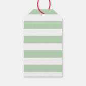 Holly Wreath Merry Kerstmis Cadeaulabel (Achterkant)