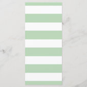 Holly Wreath Merry Kerstmis Menu Kaart (Achterkant)