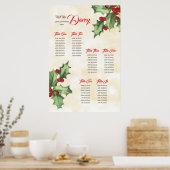  Holly-zitrooster Poster (Keuken)