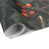 Holly & Zwaarden Feestelijk inpakpapier (Rol Hoek)