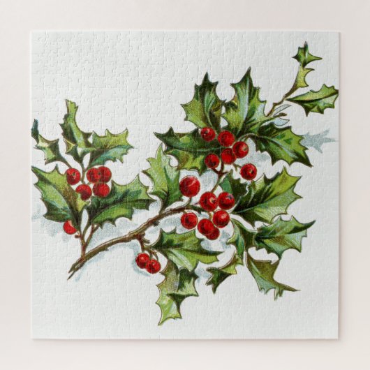 HollyBerries 001 Legpuzzel (Verticaal)