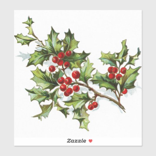 HollyBerries 002 Sticker (Vel)