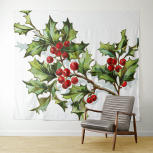 HollyBerries 002 Wandkleed