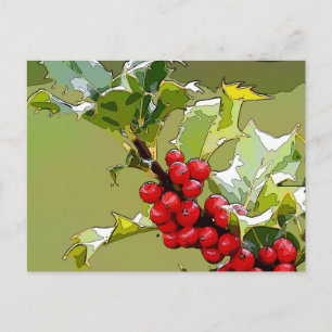 HollyBerries 005 Briefkaart