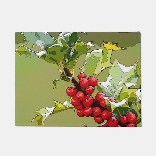 HollyBerries 005 Deurmat (Voorkant)