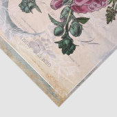  Hollyhock Boeket met Letters Collage Tissuepapier (Detail)