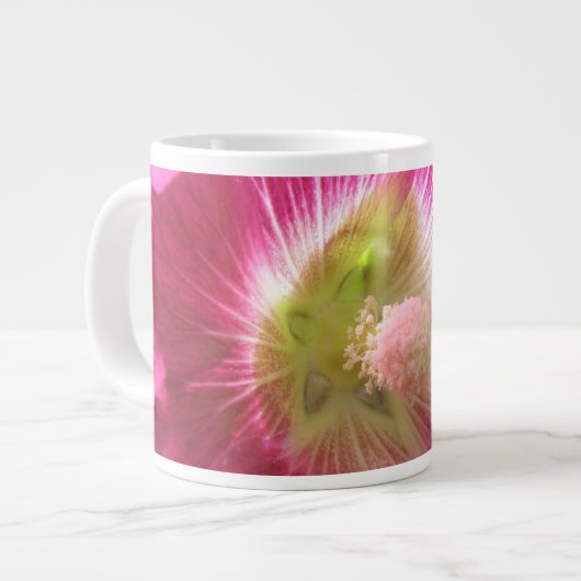 Hollyhock Deep Pink Mug (Devant gauche)