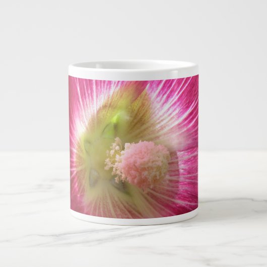Hollyhock Deep Pink Mug (Devant)