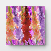 Hollyhock Elegance Fotoplaat (Voorkant)