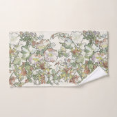 Hollyhock en Honeysuckle Flowers Bath Towel Set Bad Handdoek (Handdoek)