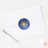 Hollyhock Flower Beauful Blue Sticker (Envelop)