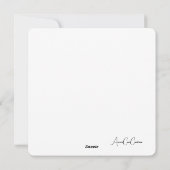 Hollyhock Flower Kaart (Achterkant)