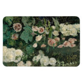 Hollyhock Roos Flowers Magneet (Horizontaal)