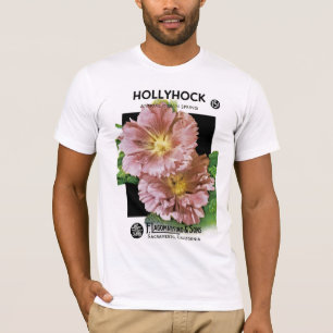 Hollyhock  Seed Packet T-shirt