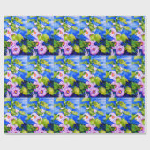 Hollyhocks Cadeaupapier (Vlak)